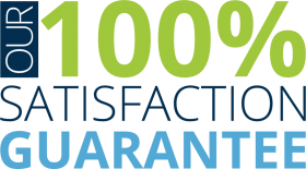 100% satisfaction guarantee